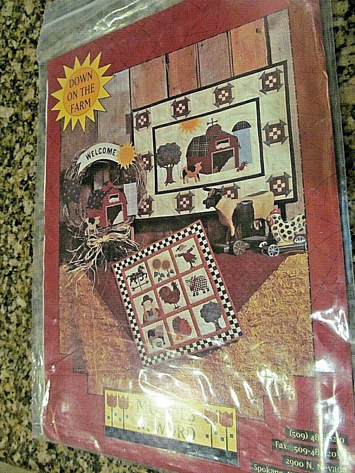 *Mumm’s The Word - Down On The Farm - Wall Quilt & Farm Yard Sampler & Wreath