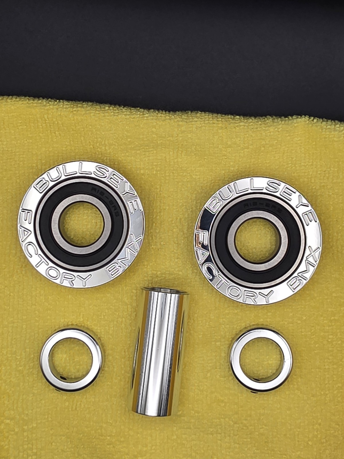 BULLSEYE 🎯 Hyper/Show Polished American Bottom Bracket 110mm ,BMX, GT, Hutch
