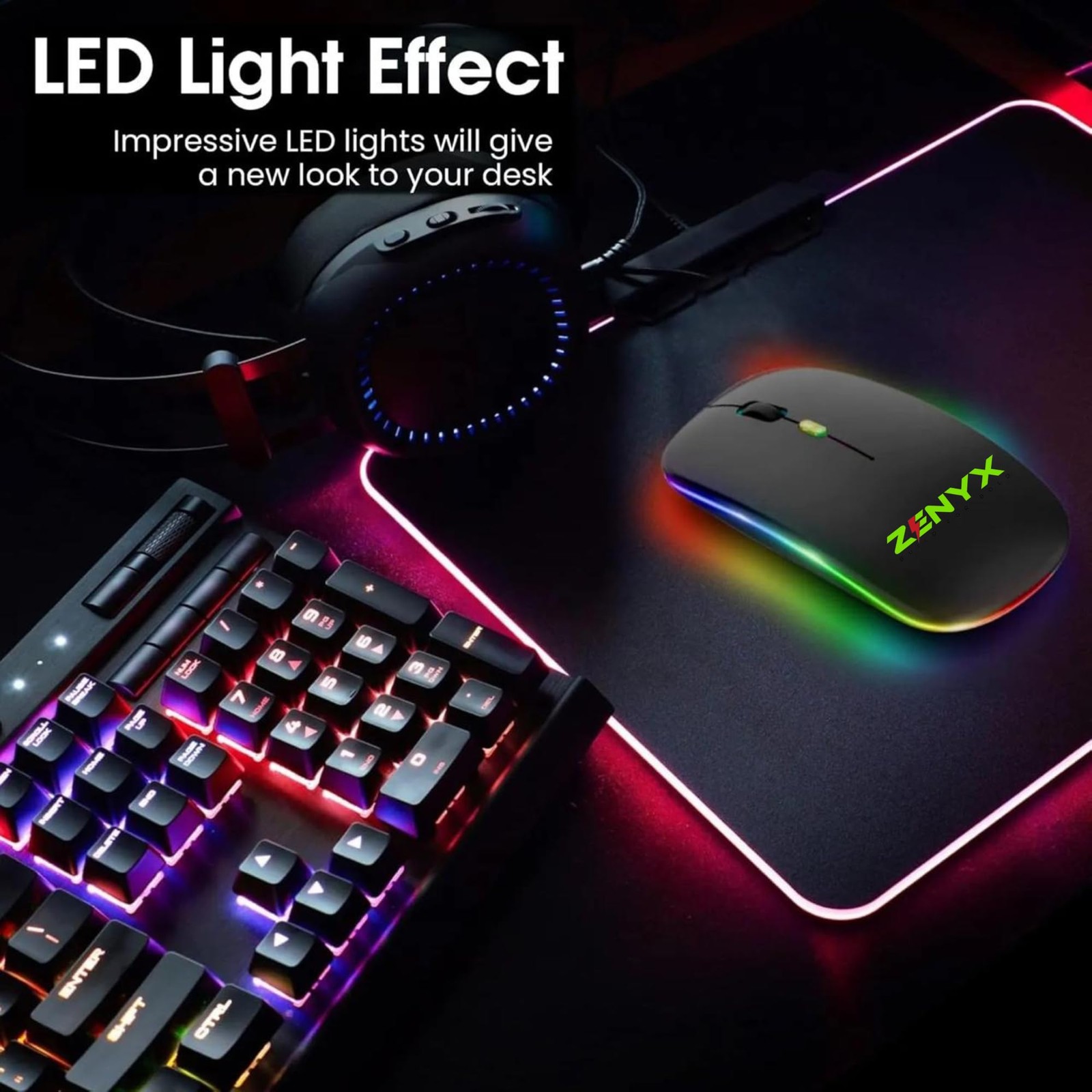 Wireless Rechargeable Mouse Dual Mode Bluetooth 5.1 USB Silent Slim Portable