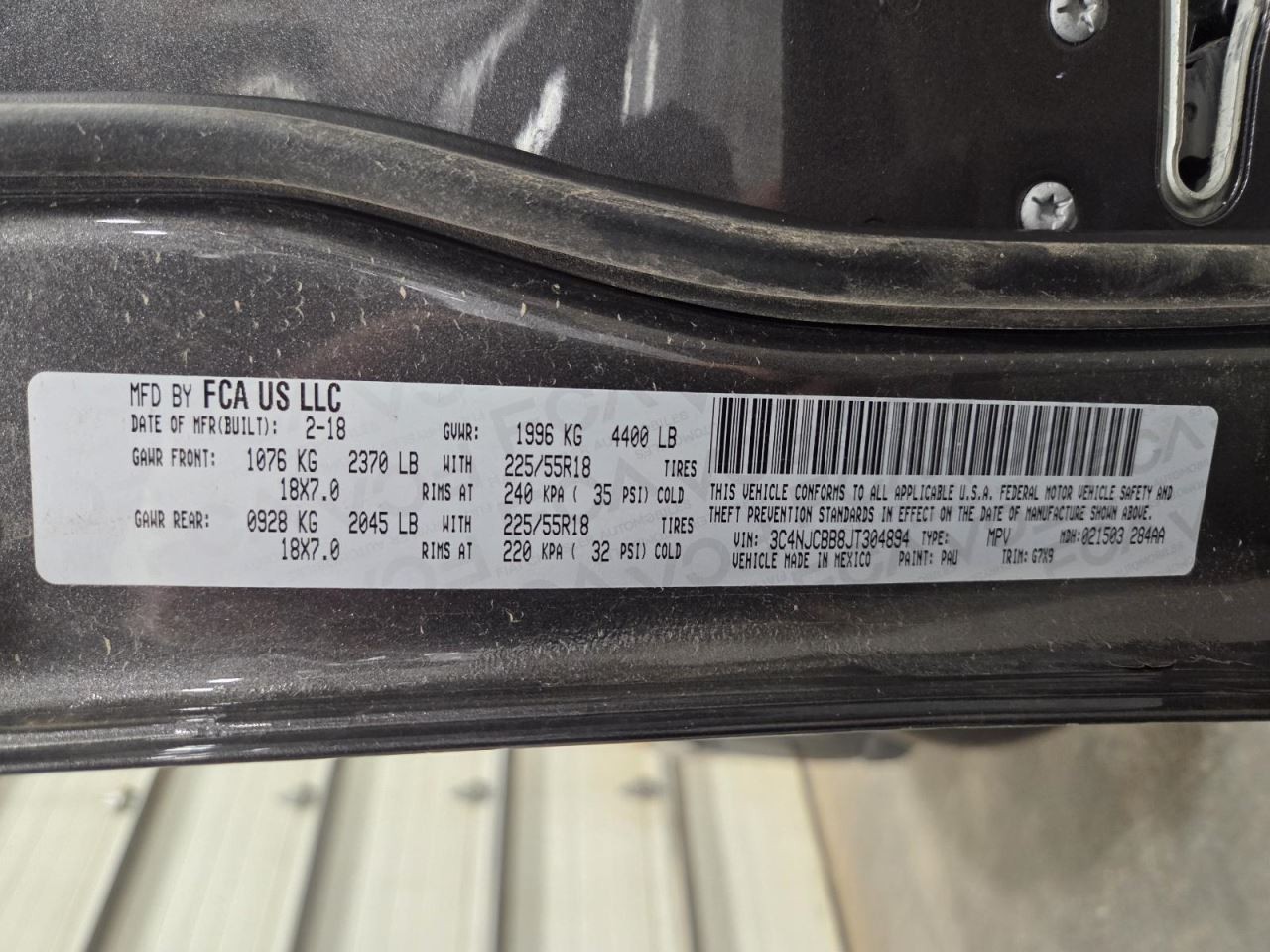 Camera/Projector Front View Camera Fits 17-21 COMPASS 1543400