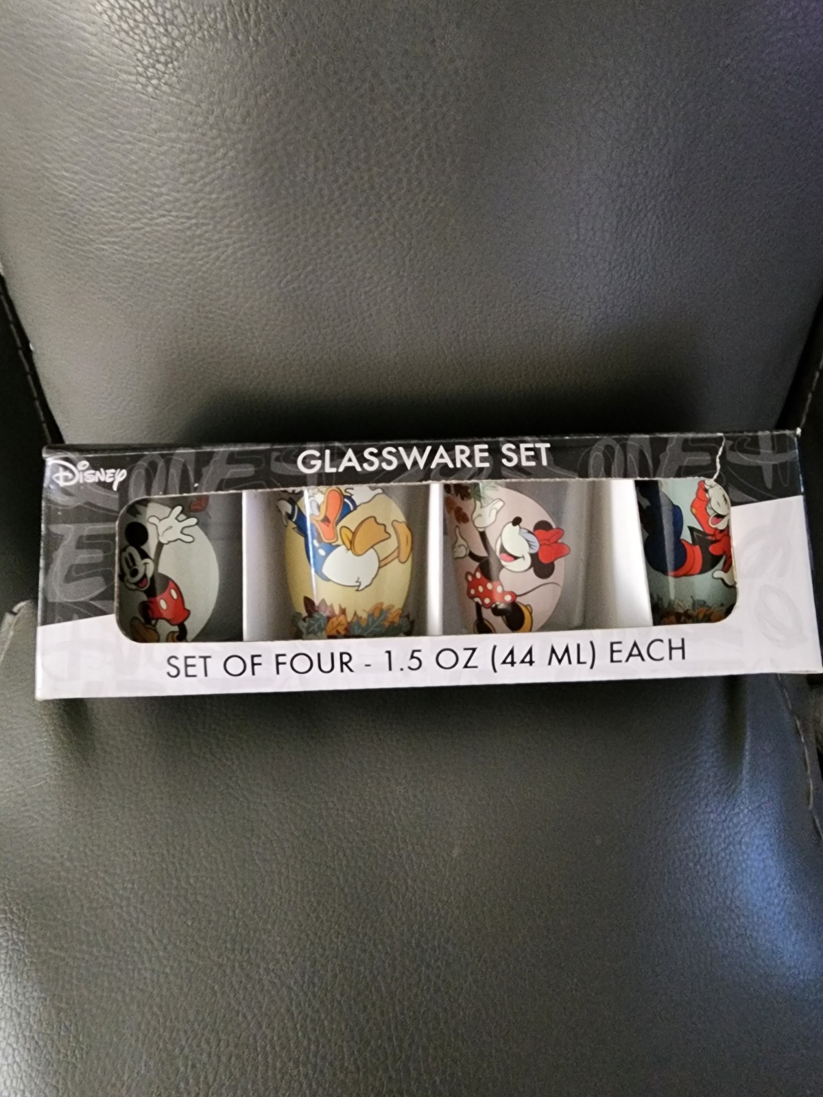Disney Set Of 4 Shot Glasses