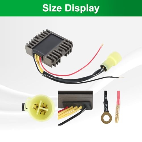12V Voltage Rectifier Regulator Replacement for Yamaha 80-100hp Outboard 75
