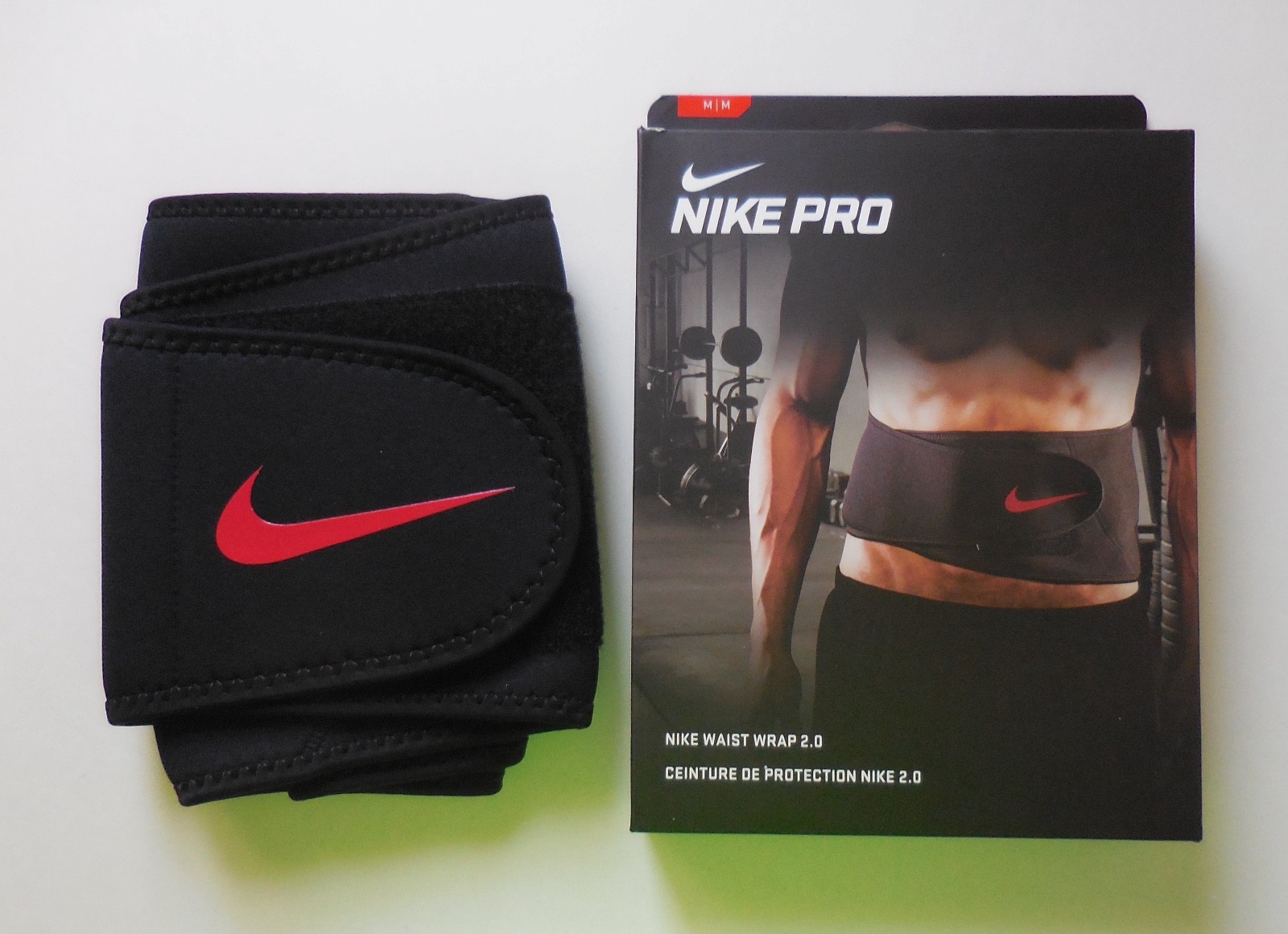 Nike Pro Waist Wrap 2.0 Adult Unisex Black/University Red Medium