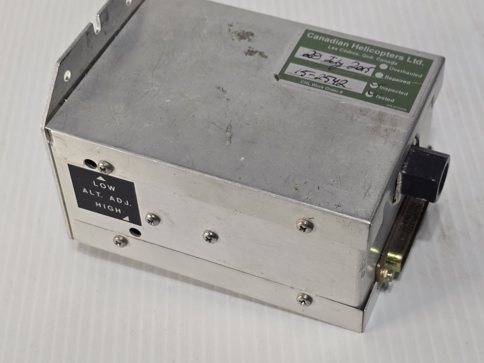 Narco Avionics AR-850 Altitude Reporter - As Removed, Untested