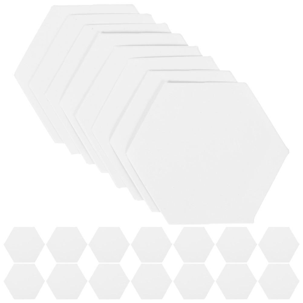 300 Pcs Hexagon Papers Decorative Patchwork Tool Hexagonal for Reusable