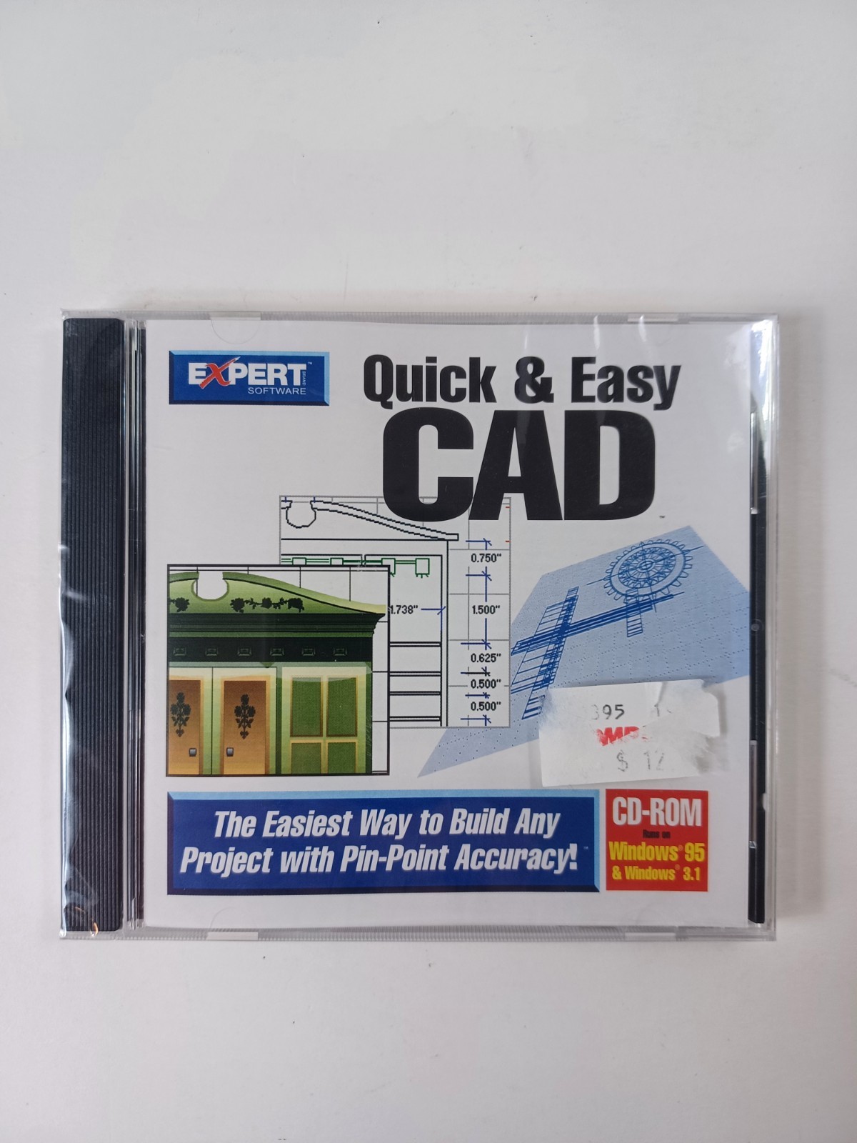Expert Software Quick & Easy CAD CD-ROM windows 95 3.1 Vintage PC New Sealed