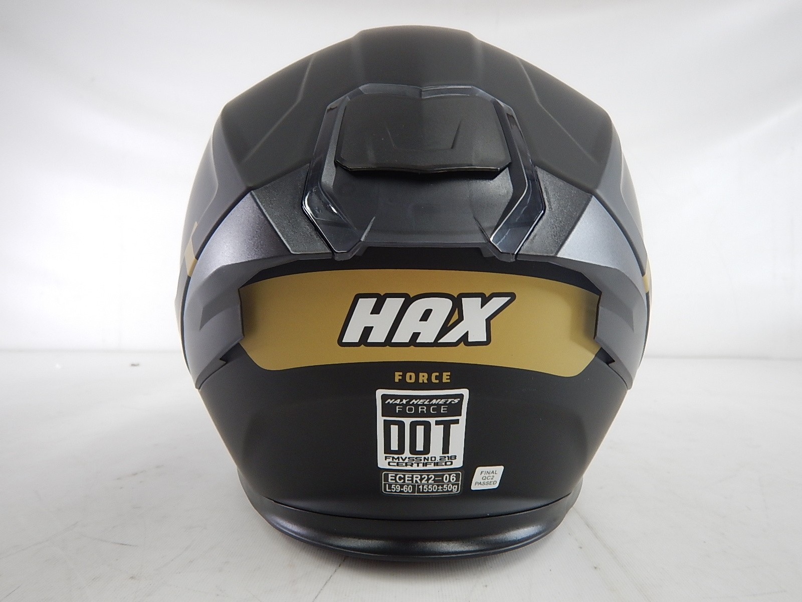 HAX Force Aerodynamic Full Face Helmet for Street/E-Bikes DOT/ECE Certified, L