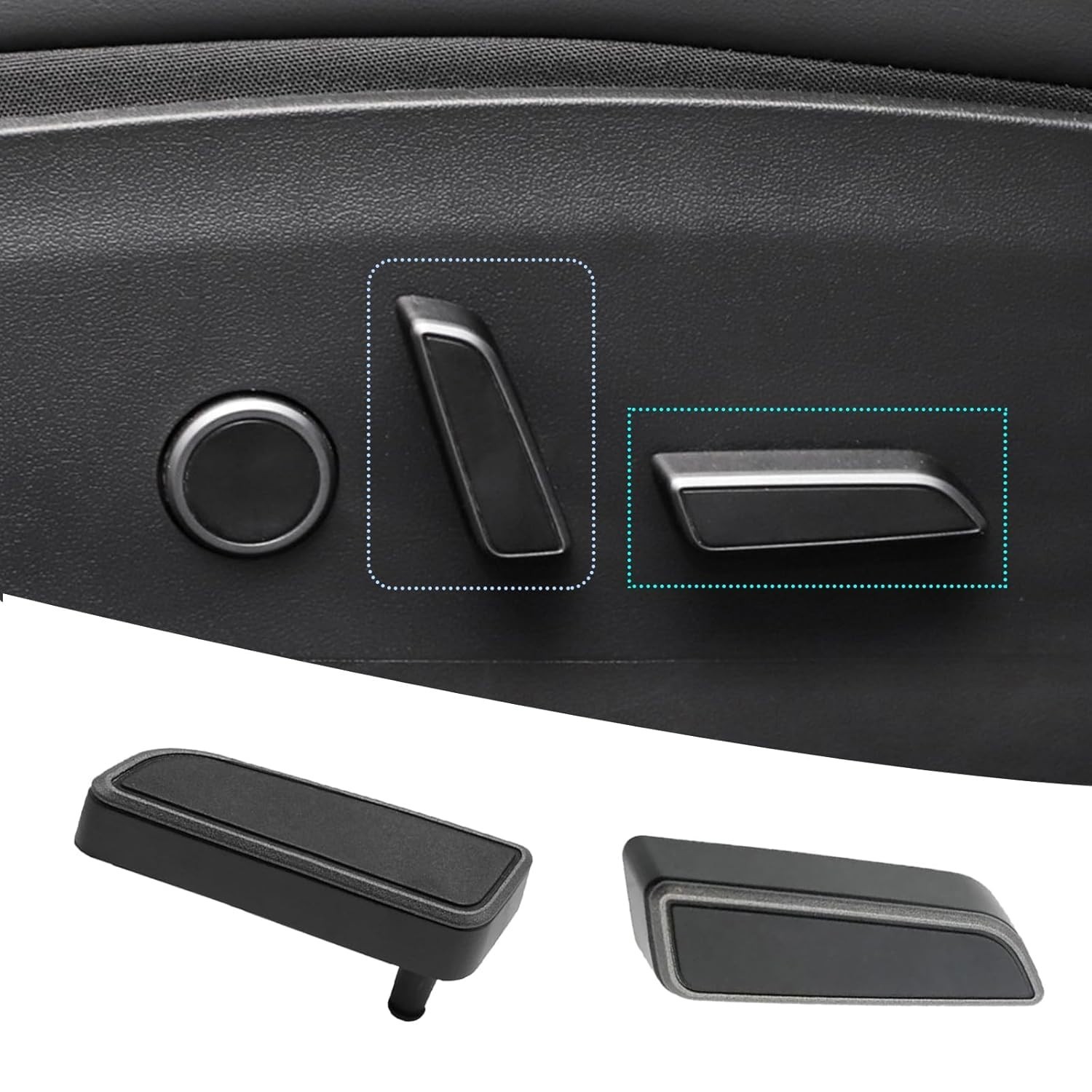 1 Pair Left & Right Seat Adjustment Buttons for Tesla Model 3/Y 2017-2024 OEM