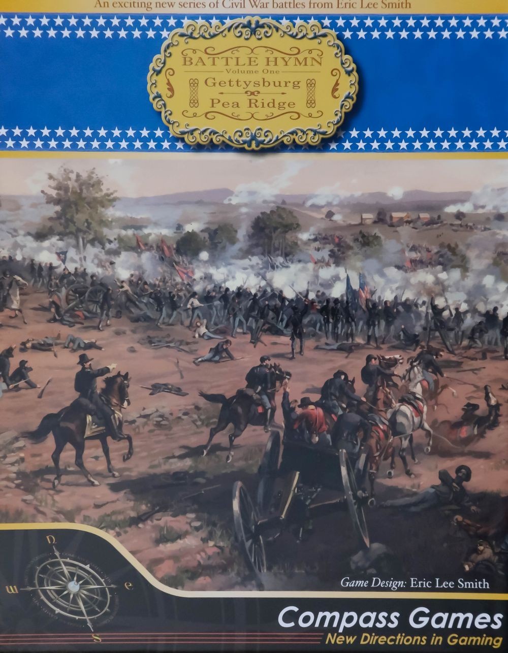 Compass Games Battle Hymn Vol. 1 – Gettysburg and Pea Ridge NISW 2026 Reprint