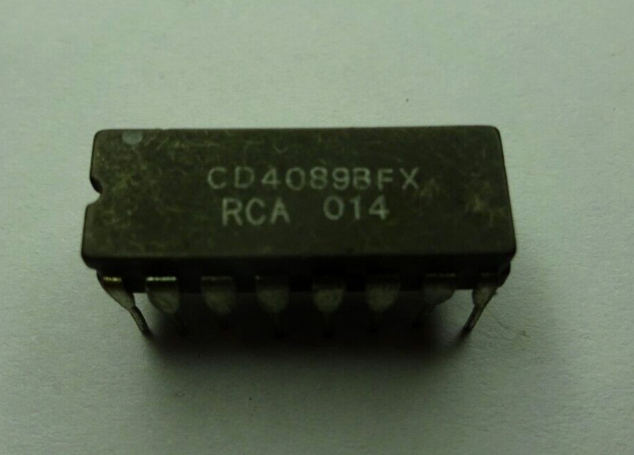 CD4089BFX, BINARY RATE MULTIPLIER, DIP IC Lot of 2