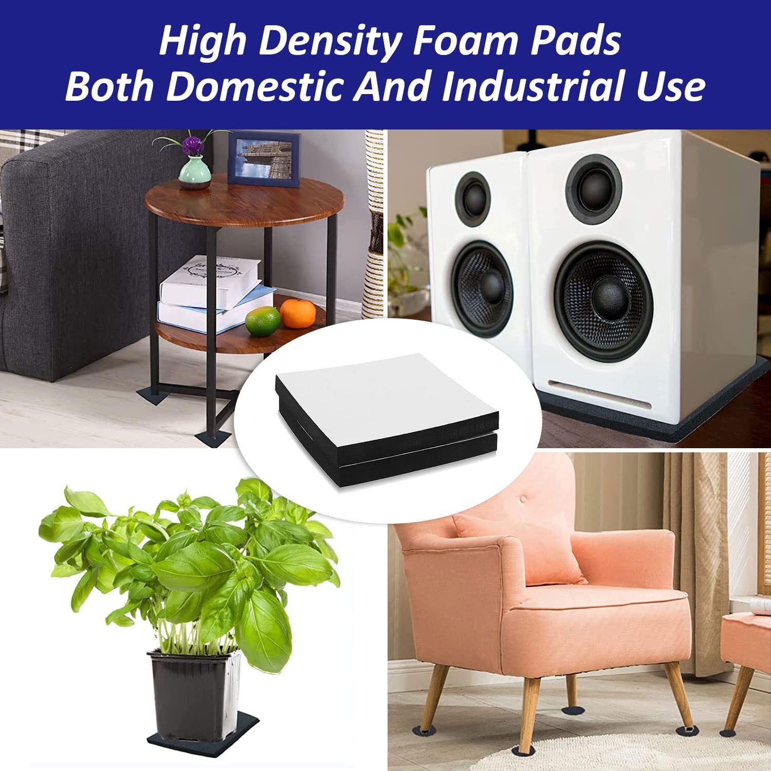 Foam Padding Sheets with Adhesive Backing - 3/4" Thick Self Stick Neoprene In...