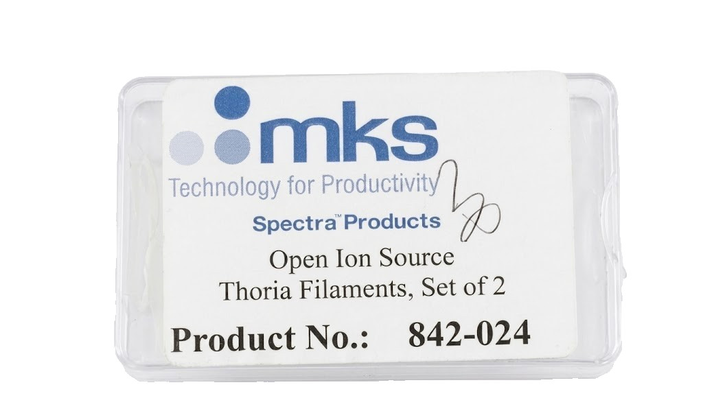 MKS Open Ion Source Thoria Filaments 842-024 Set of 2