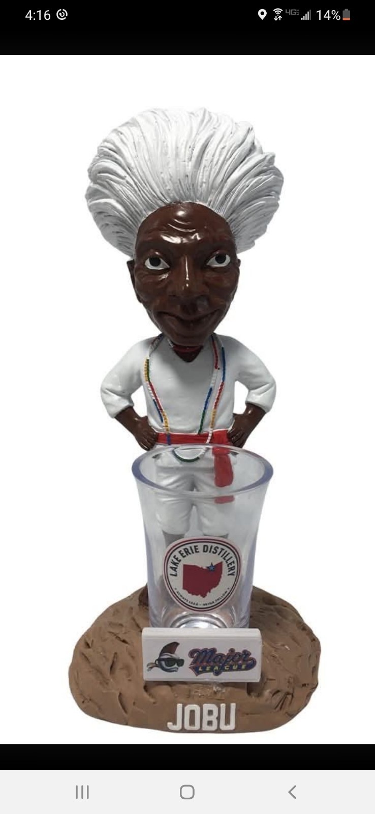 Lake County Captains 2026 Jobu MAJOR LEAGUE Bobblehead Cleveland Indians PRESALE