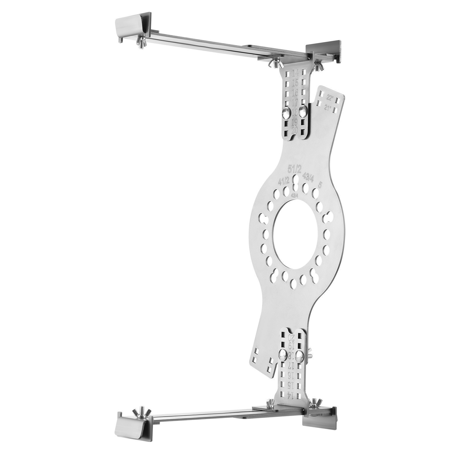 Wheel Fitment Testing Tool Silver 14"-20" 5-Lug Pattern New