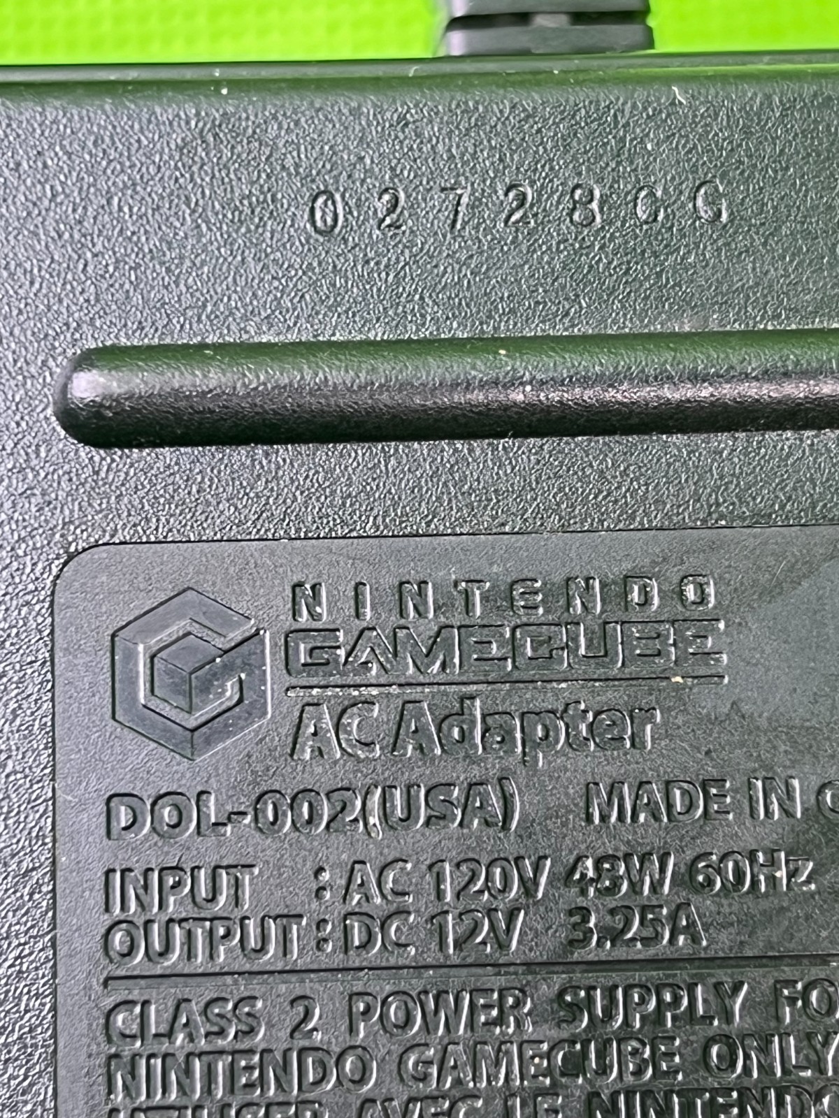 Nintendo Gamecube DOL-002 AC Adapter Power Supply