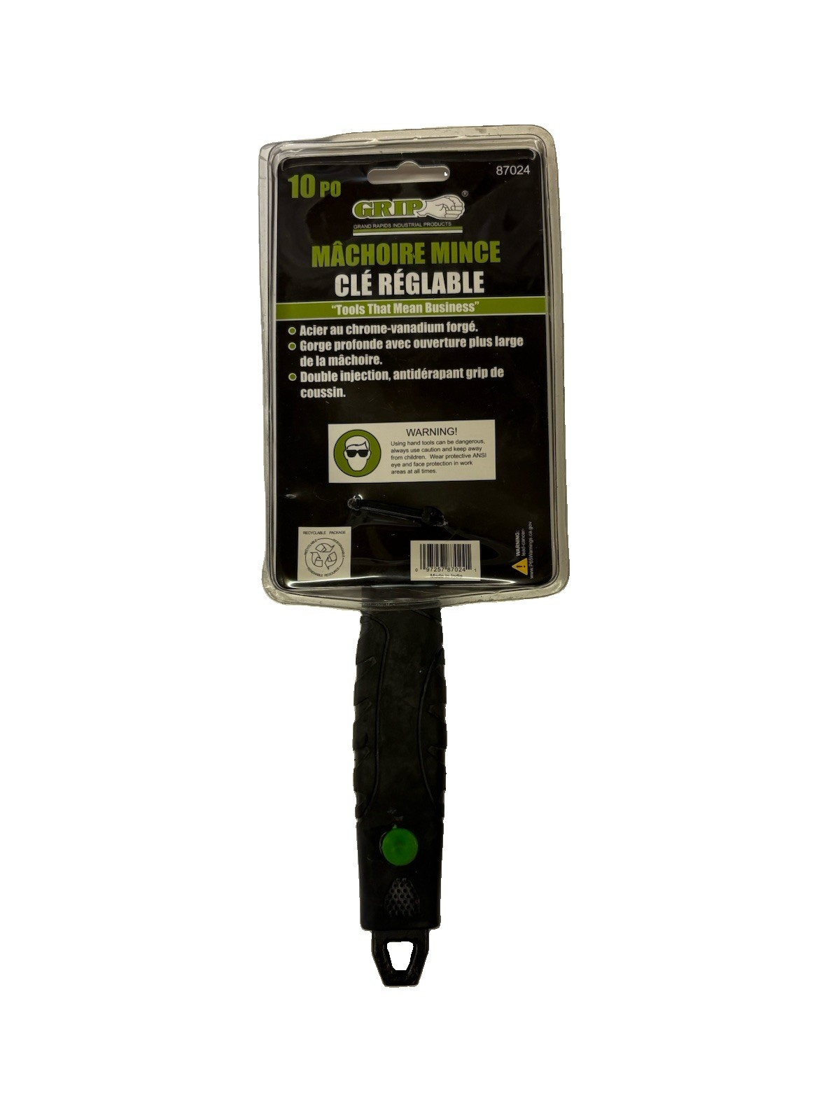 GRIP 10" Adjustable Wrench 87024