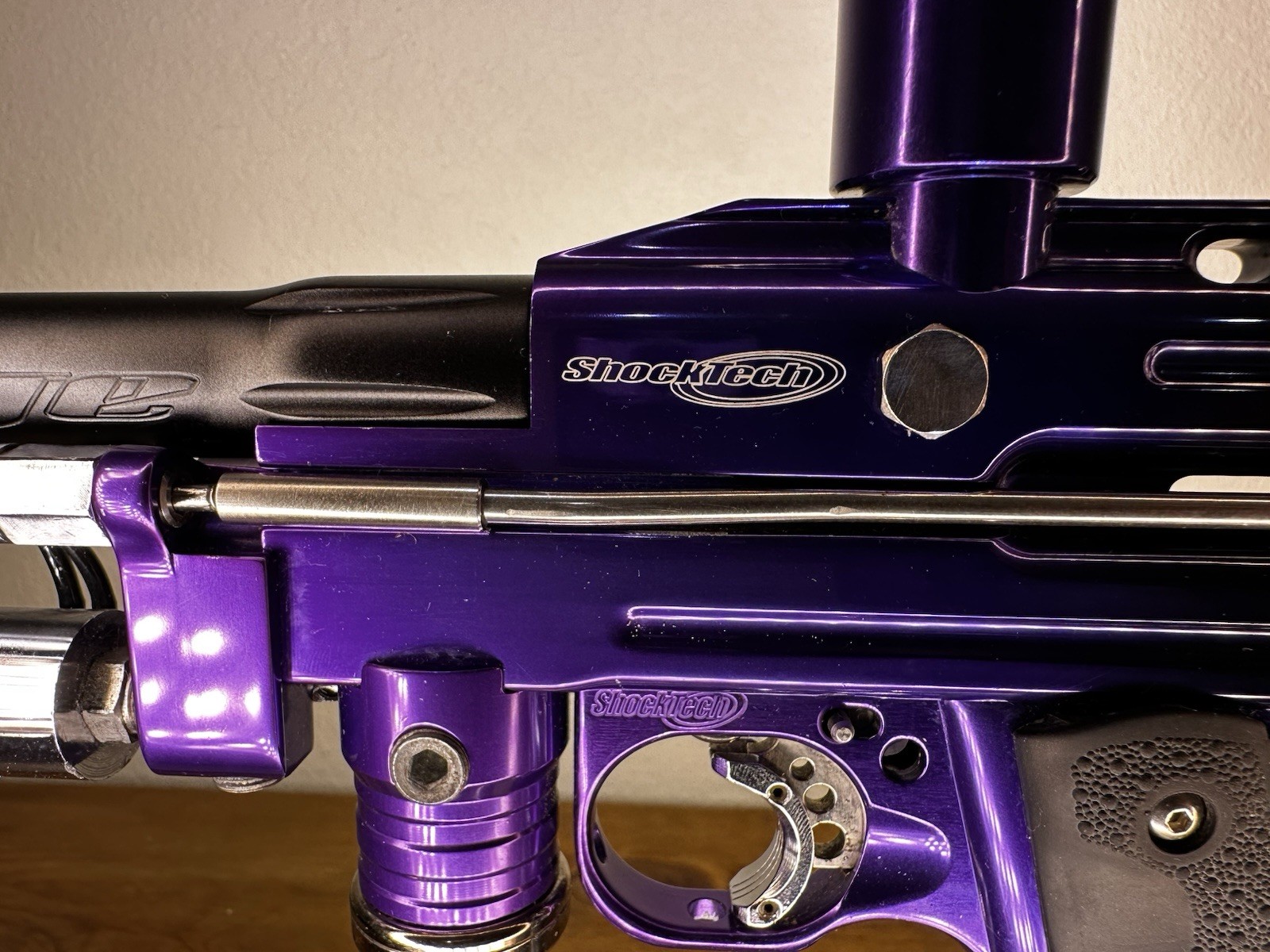 Shocktech Autococker Mechanical Semi-Auto Marker Purple/Black