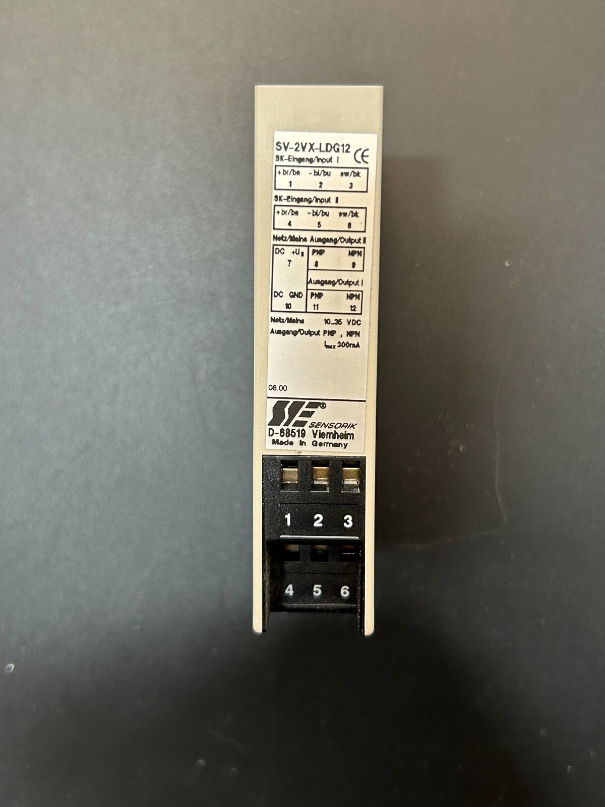 SIE Sensorik SV-2VX-LDG12 Insulated Transmitter