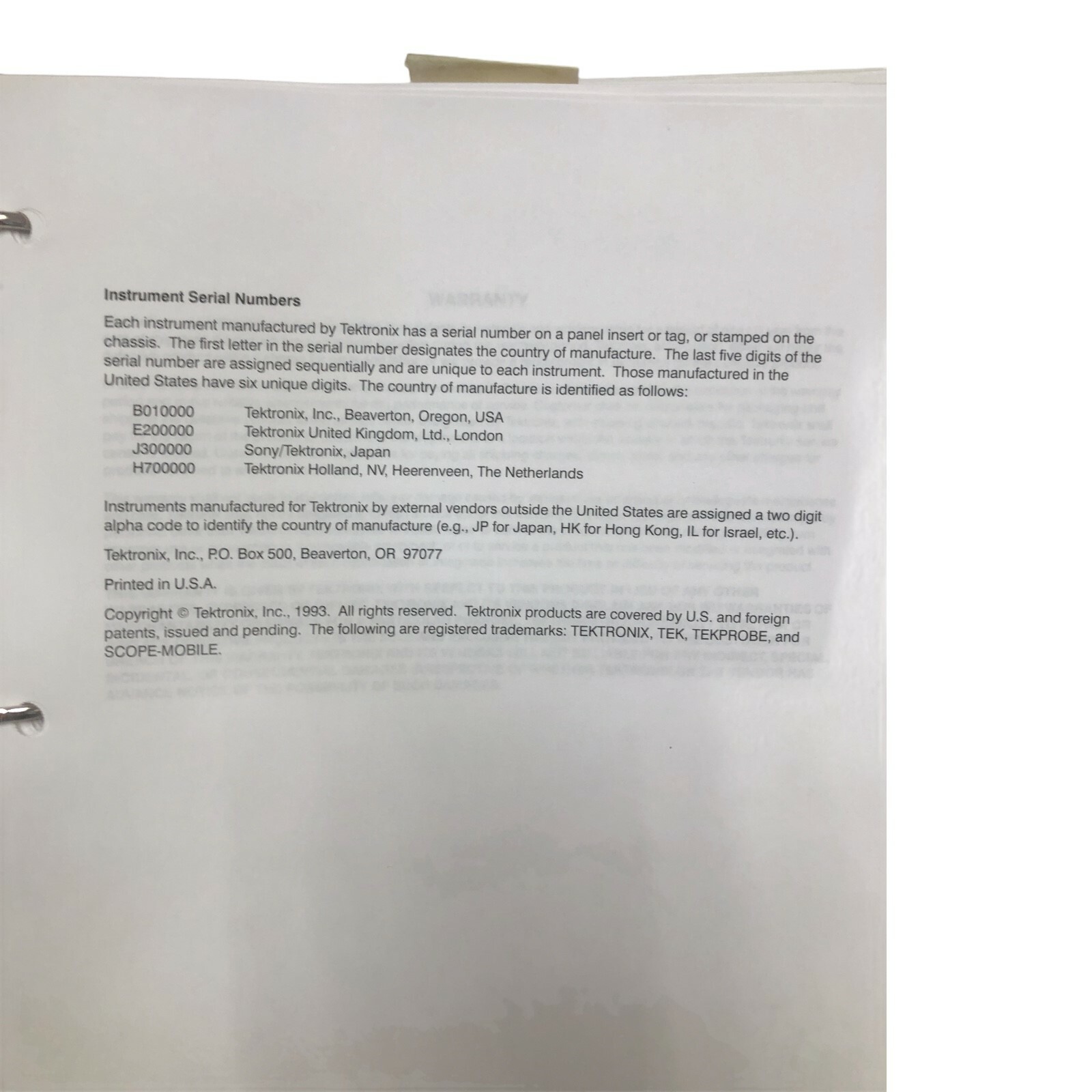 TEKTRONIX CSA 803 COMMUNCATION SIGNAL ANALYZER SERVICE MANUAL