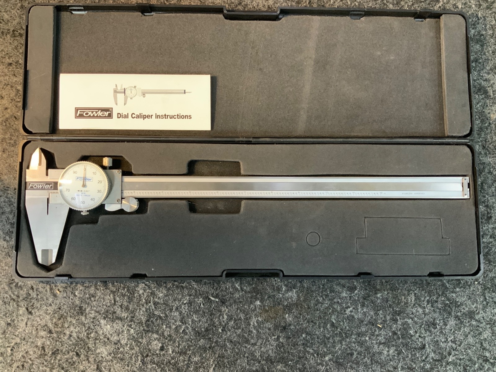 Fowler 12" Extended Range Dial Caliper