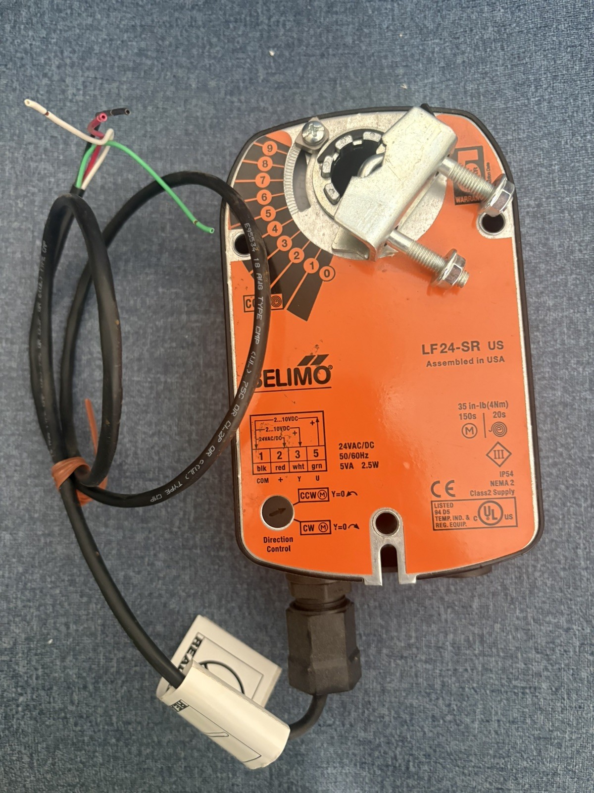 BELIMO LF24-SR US Spring Return Damper Actuator