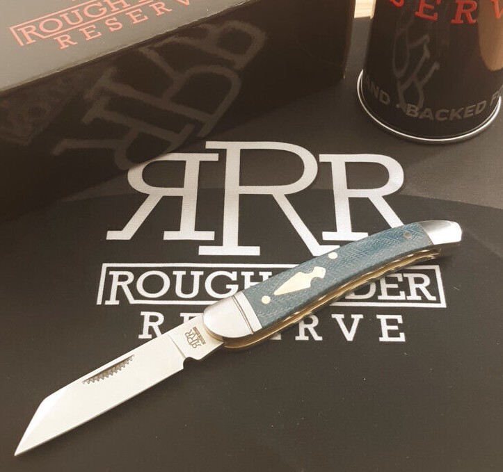 Rough Ryder Reserve Small Folding Knife 1.75" D2 Tool Steel Blade Micarta Handle