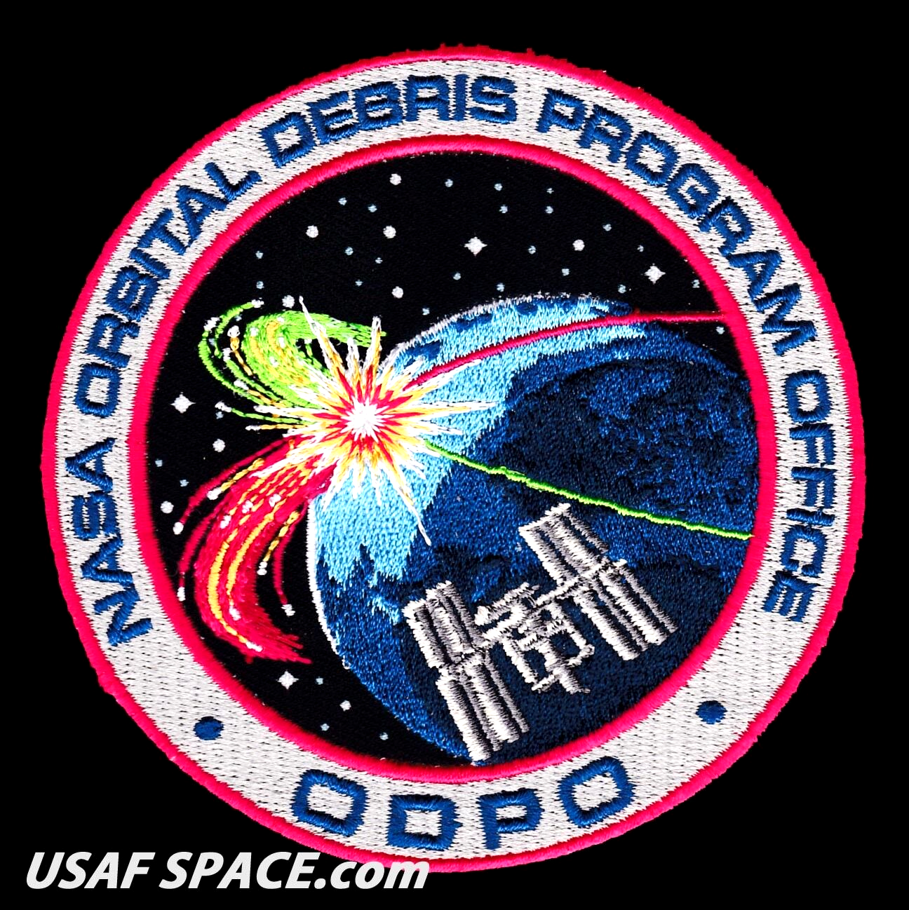 NASA JSC - ORBITAL DEBRIS PROGRAM OFFICE -ODPO- ORIGINAL AB Emblem SPACE PATCH