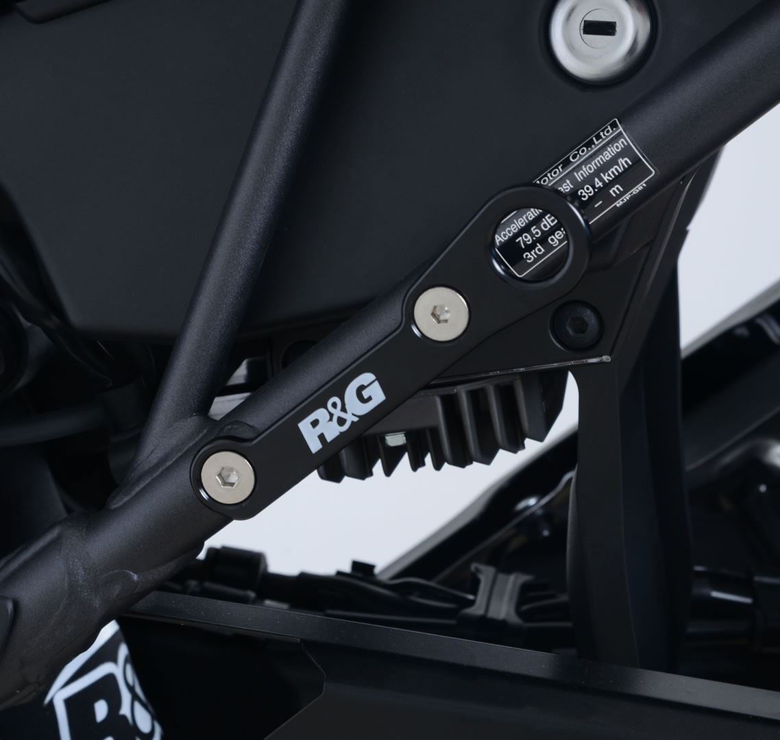 R&G Tie-Down Hooks Black Honda CRF1000L - Africa Twin 2017 - 2019