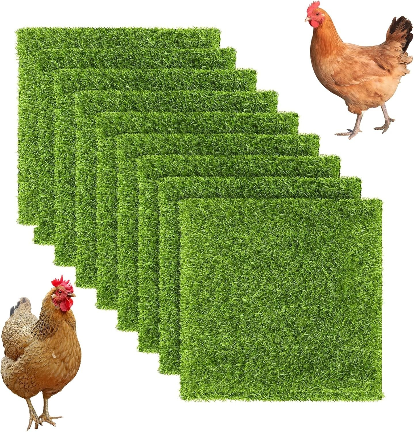 2025 Upgraded 9 PCS Washable Nesting Pads for Chicken Coop Nesting Liners Box...