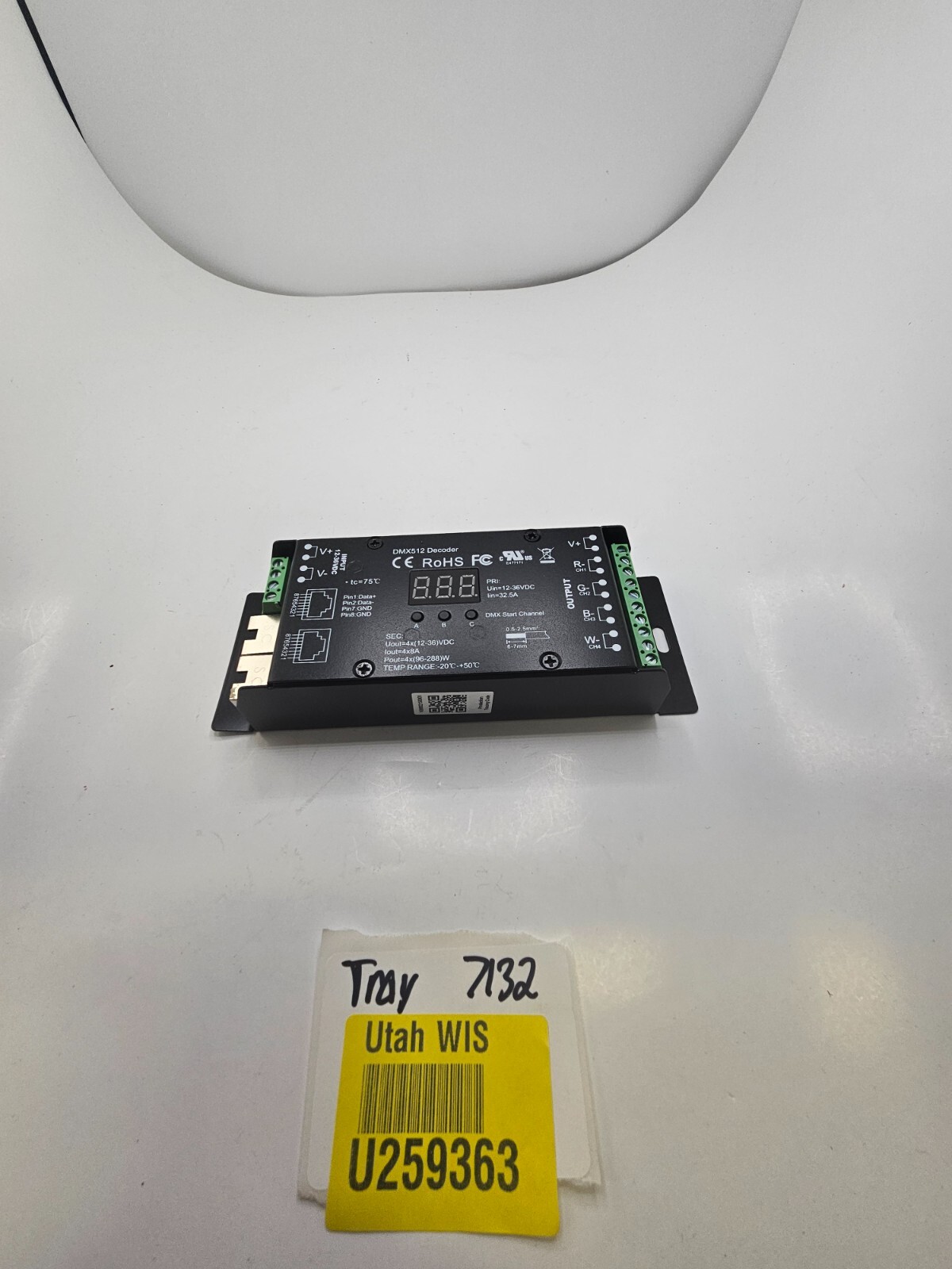 DMX512 Decoder 6CH Channel RGBW Controller led stage Dj lighting CMOS Output