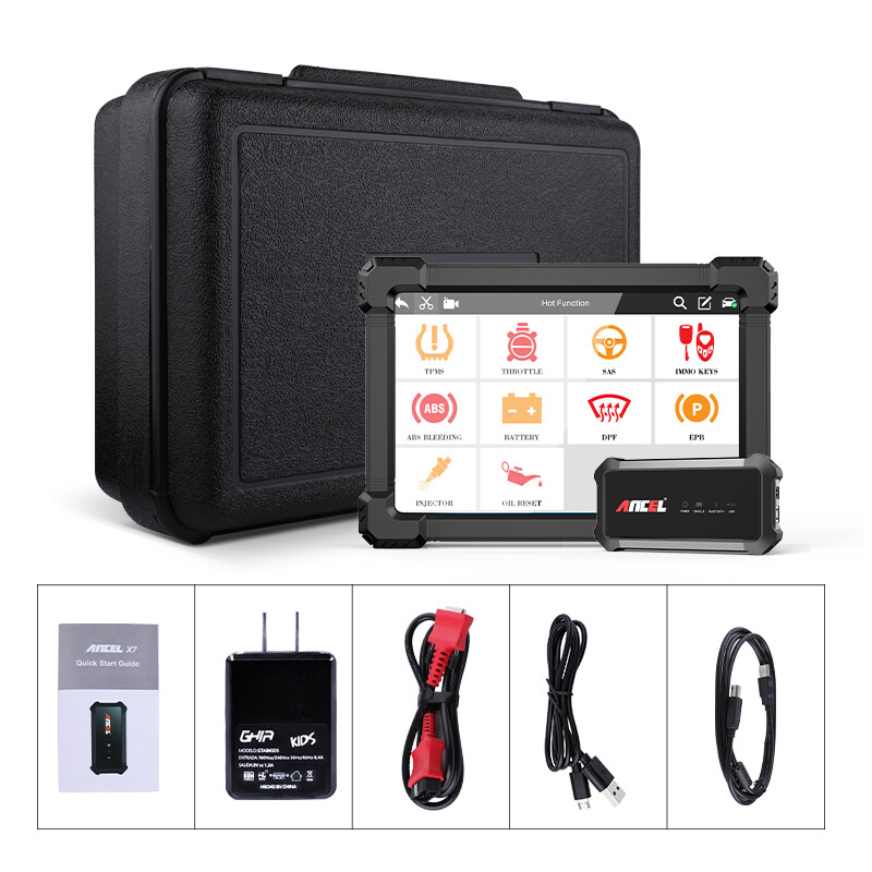ANCEL X7 Full System Bidirectional OBD2 Scanner Car Diagnostic Tool ECU Coding