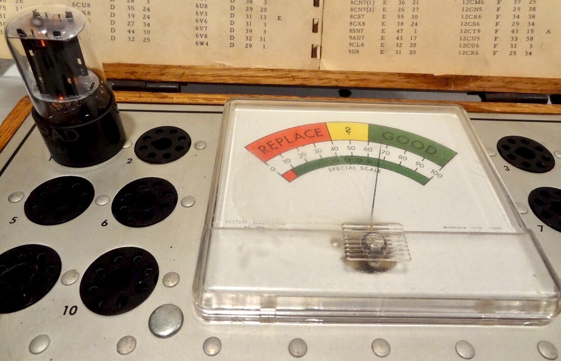 Vintage Ken-Rad 12SL7GT Vacuum Tube, FC1 Tested, Good