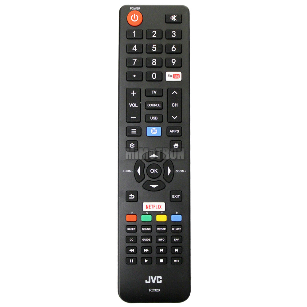 Genuine JVC RC320 Smart TV Remote