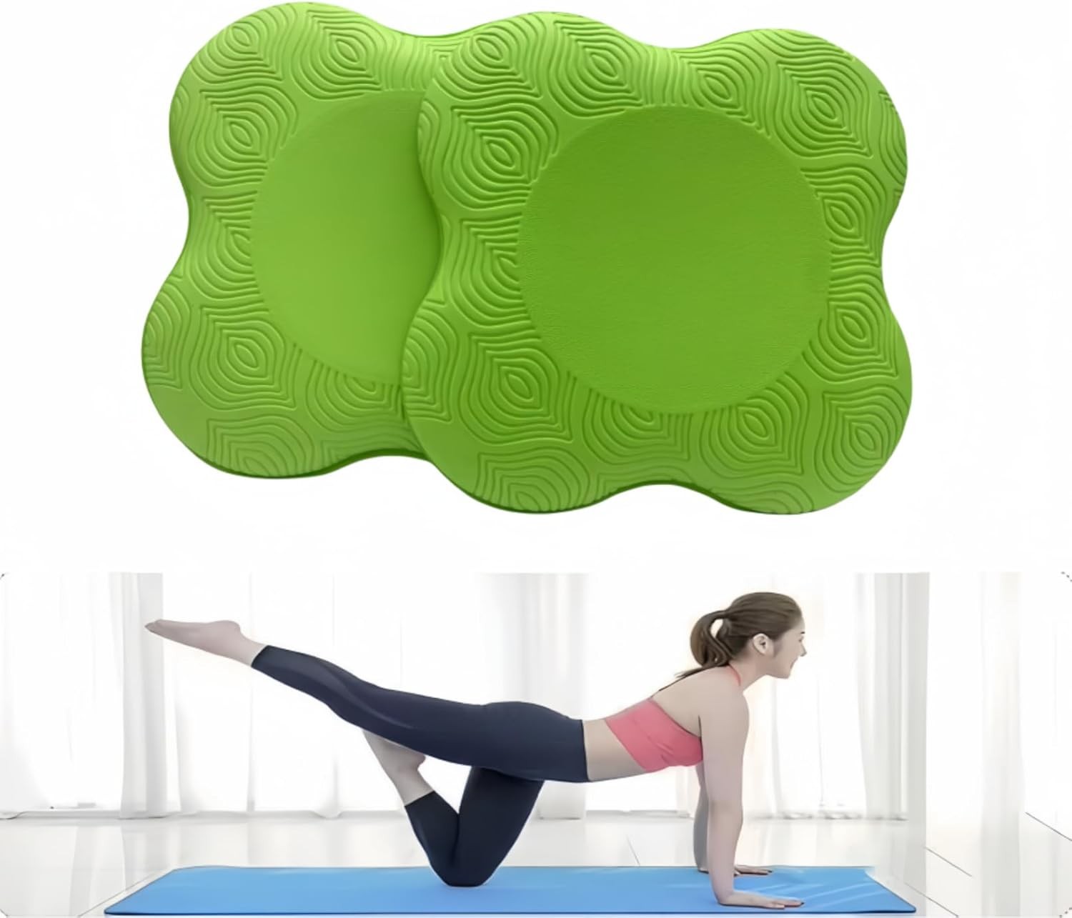 Yoga Knee Guards - Male and Female Yoga Props and Accories for Fitn,