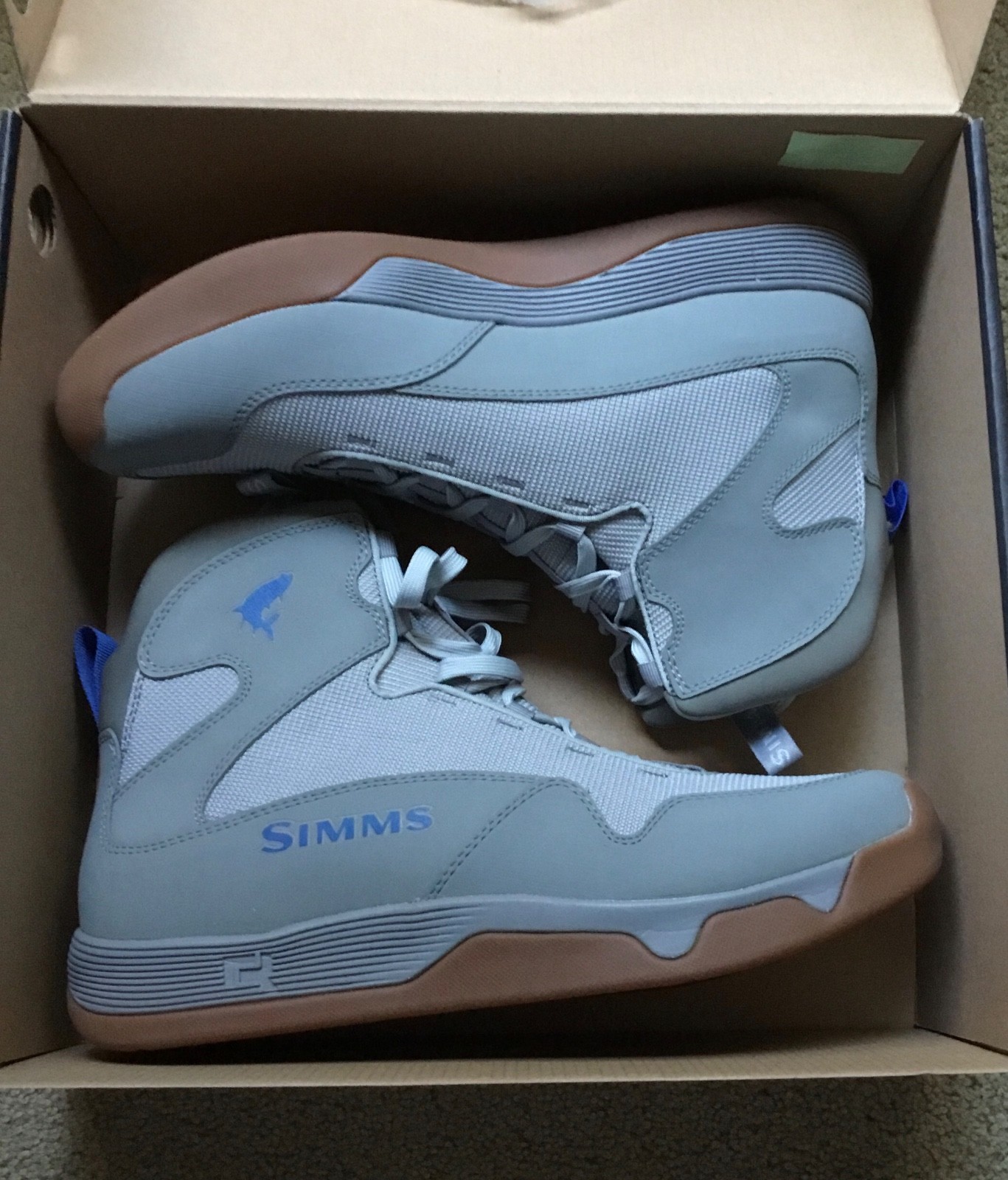 Simms Men'S Flat Sneakers Boulder Size 14 with Box