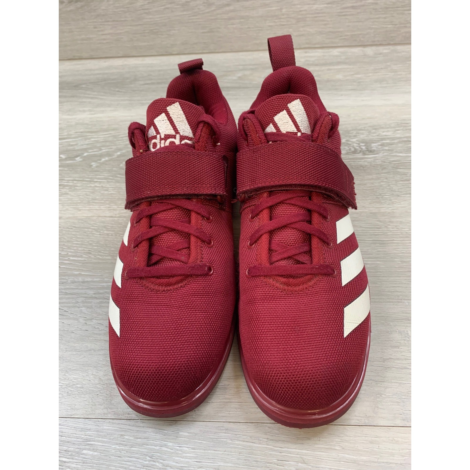 Adidas Powerlift 4 Men's Weightlifting Sneakers Maroon 7.5 Training Shoes