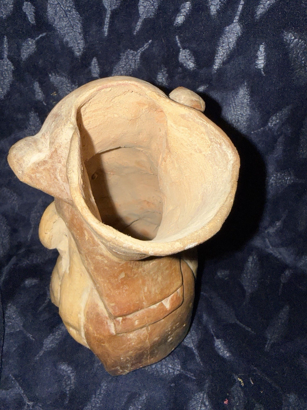 Replica of a Mochica (Moche) ceramic, Northern Peru, “ medicine man" 11” Tall