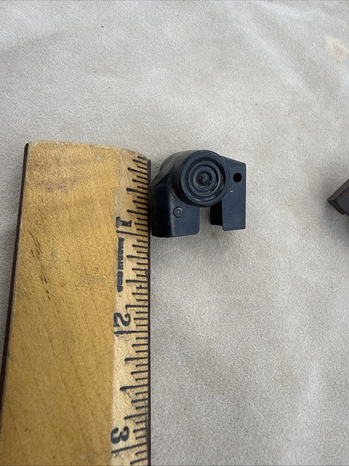 3 Luger P08 Black Widow early style magazine bottoms Bakelite