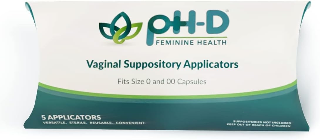 pH-D Feminine Health - Vaginal Suppository Applicators, Ideal for Boric Acid Sup