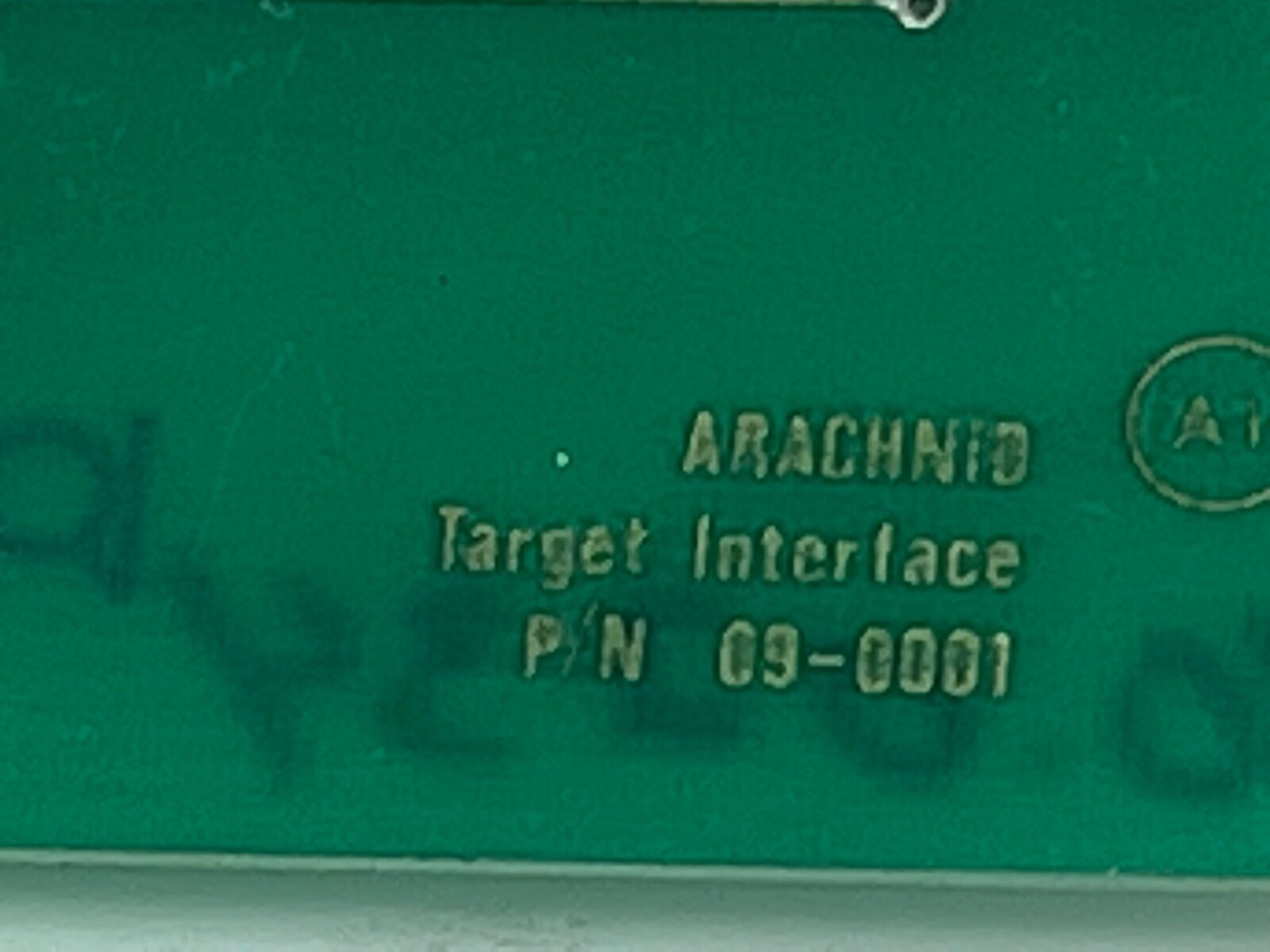 NOS Arachnid TARGET INTERFACE PCB part #09-0001
