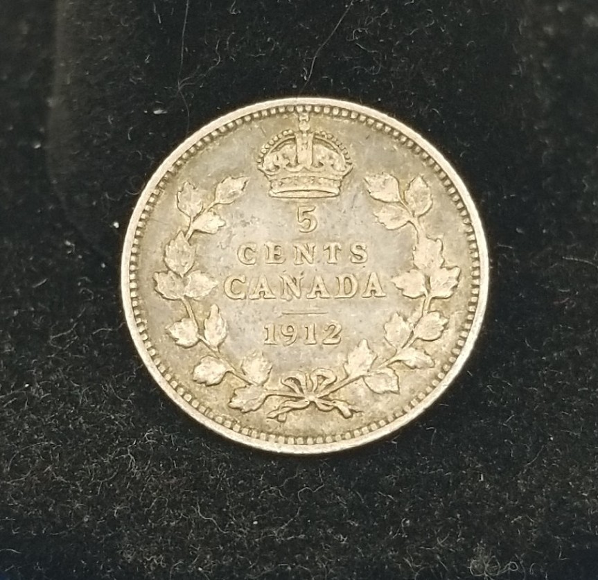 1912 Canada 5 Cent #20821