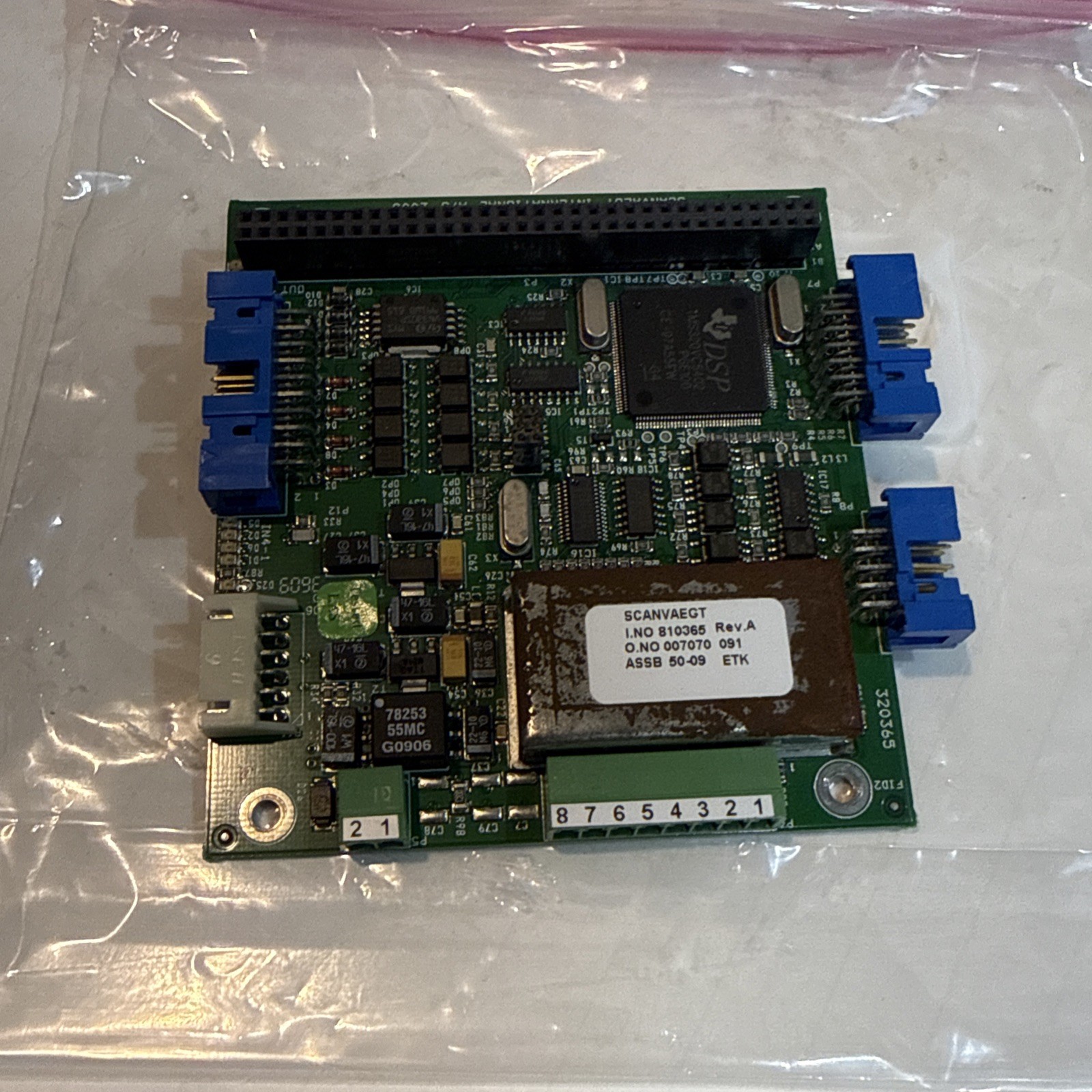Scanvaegt printed circuit board model ASSB 50-09 NOS