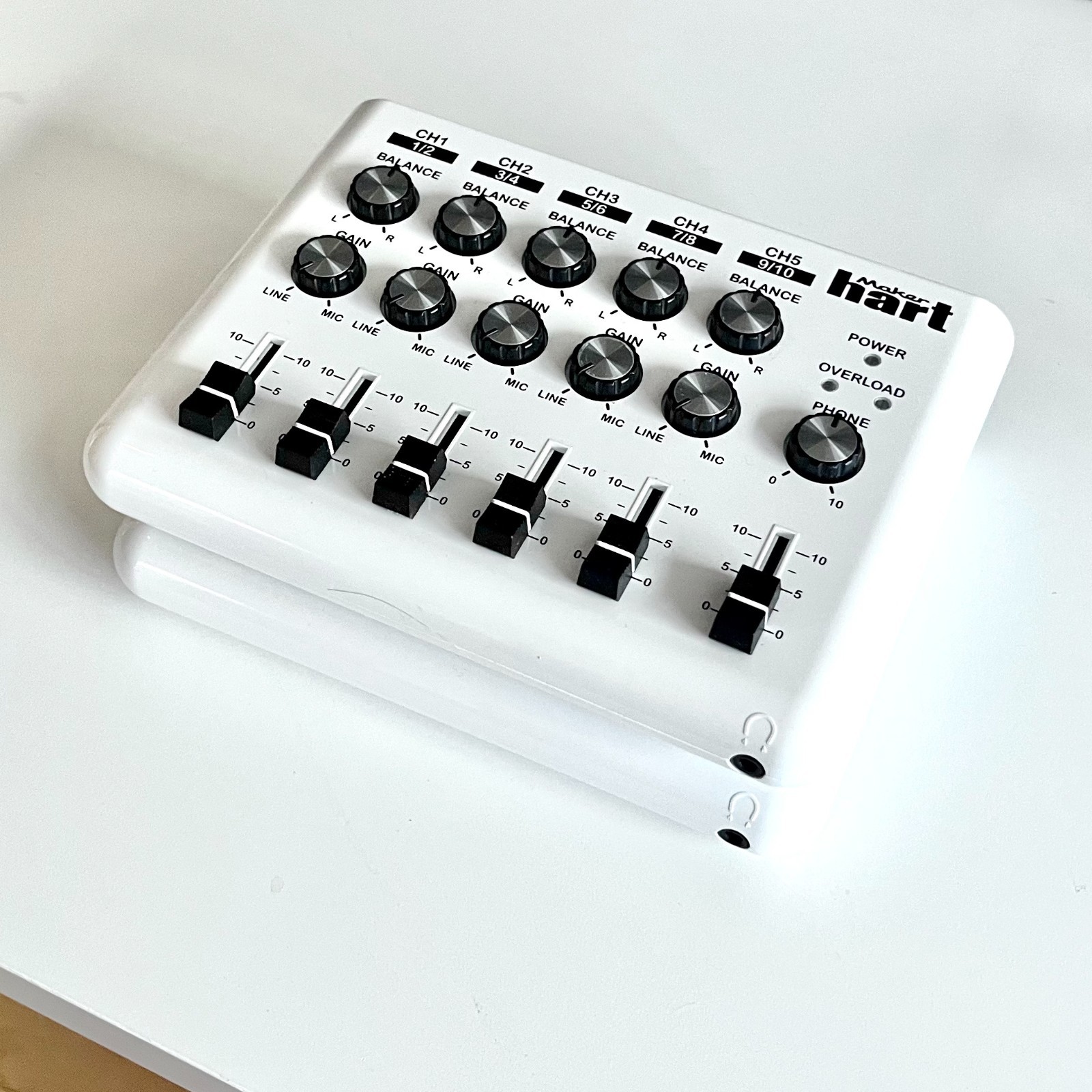 Maker Hart LOOP MIXER | 5-Channel Compact Stereo Audio Mixer