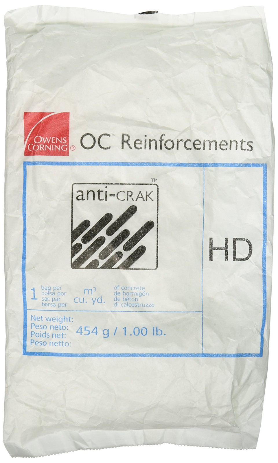 Bon 32-500 1 Pound Bag 3/4-Inch Anti-Crak Concrete Fibers