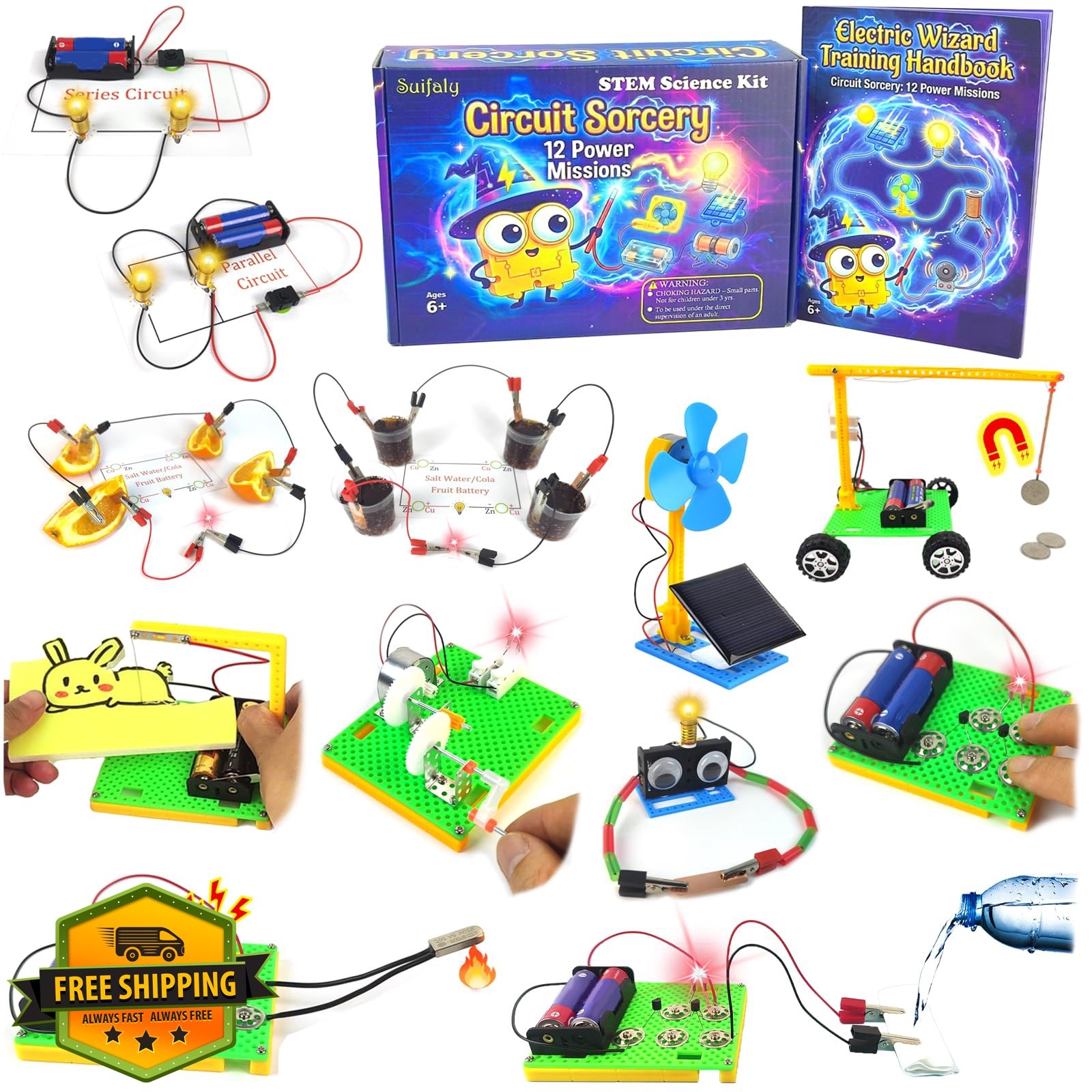 suifaly Circuit Sorcery STEM Science Kit