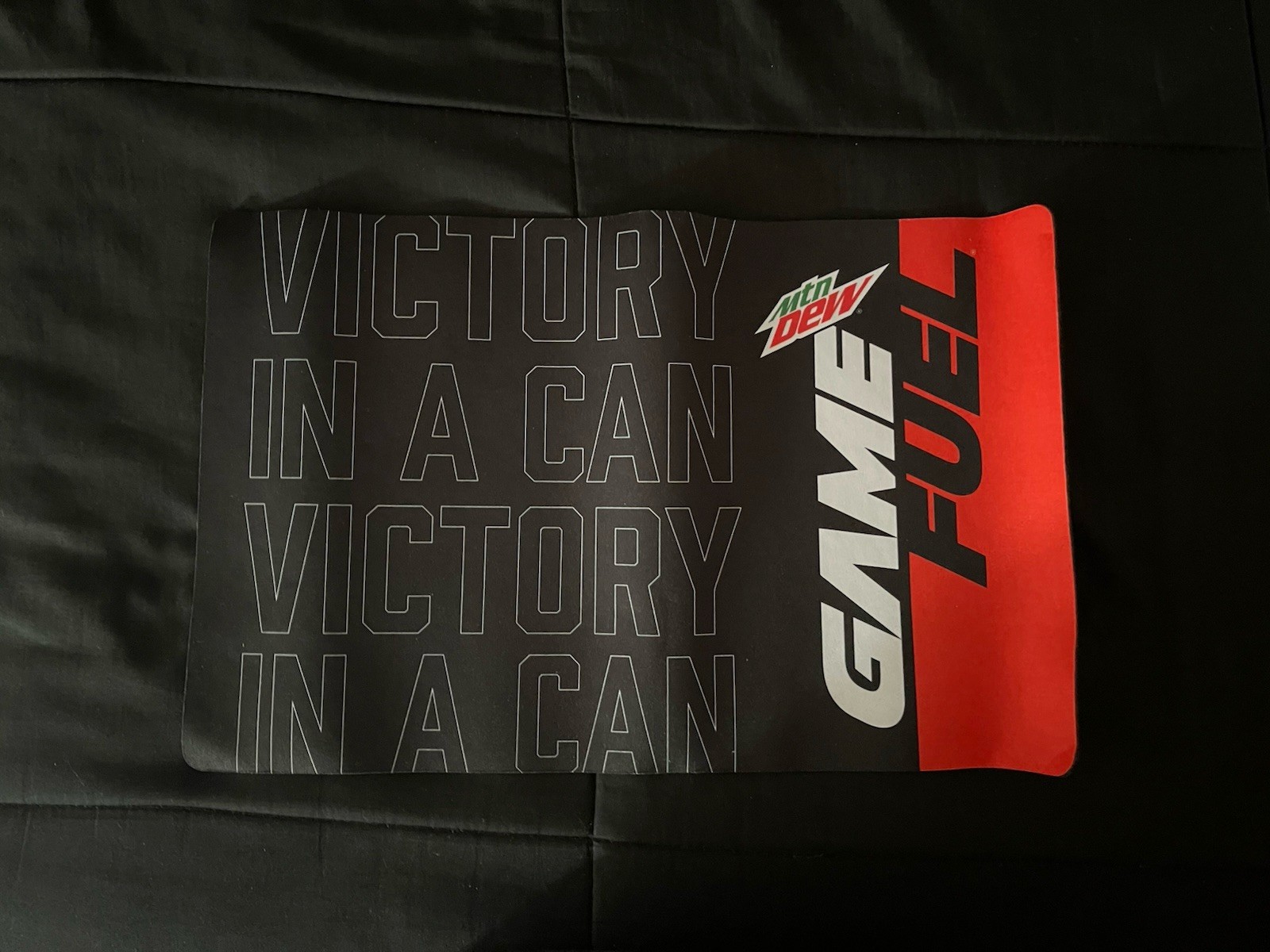Mtn Dew Game Fuel Dr Disrespect Can, Gaming Mat, And Water Bottle Victory Pass