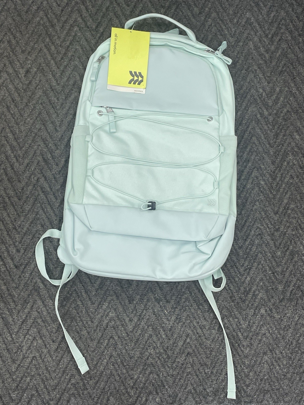All In Motion Mint Green 21L Sporty Backpack School Work Travel Water-Resistant
