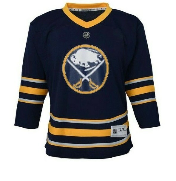 NHL Buffalo Sabres Hockey Jersey New Youth L/XL Original MSRP $65 NWT