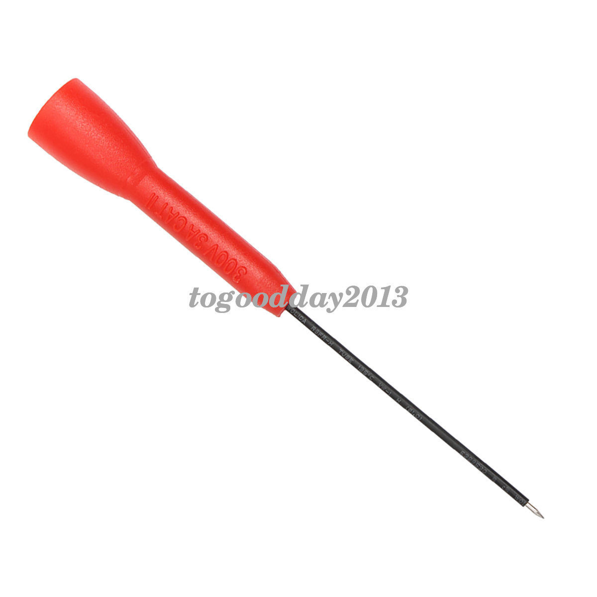 New 2PCS/Set TP88 Rigid Back Probe Pin,2'' Length Black Red