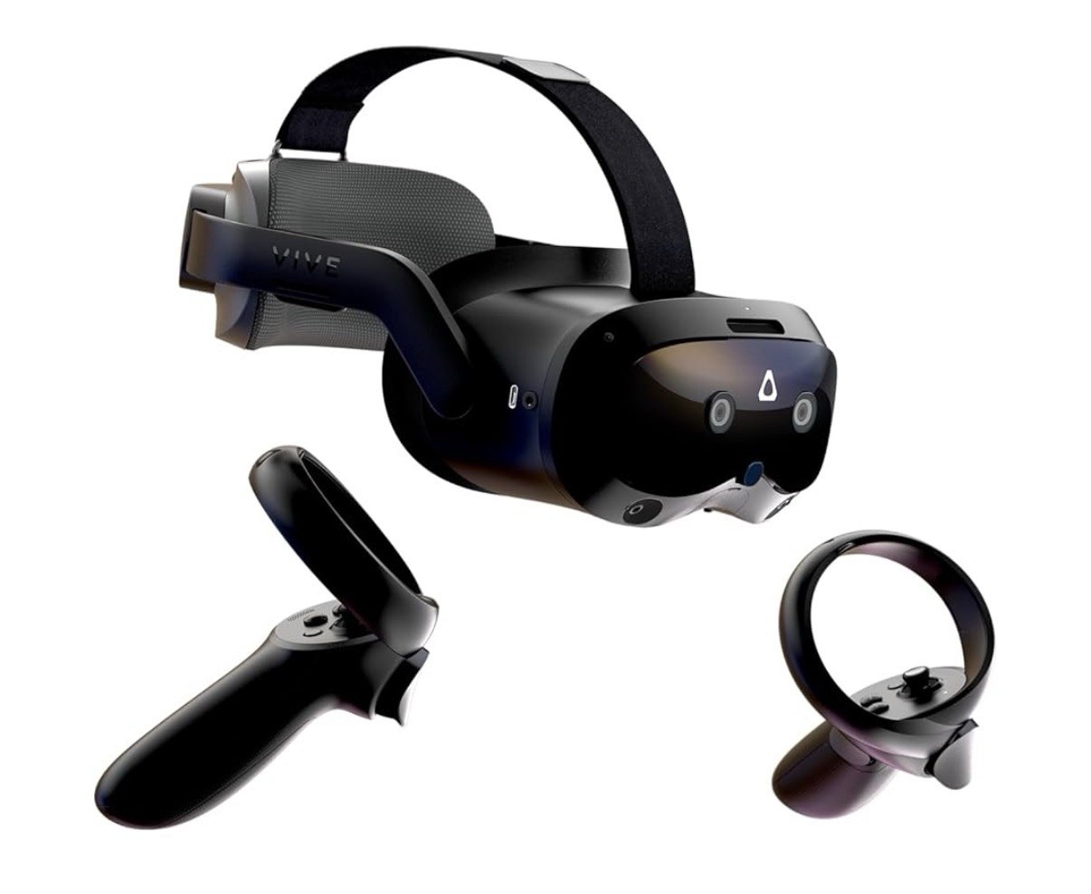 HTC Vive Focus Vision Mixed Reality and PC VR Headset + Controllers